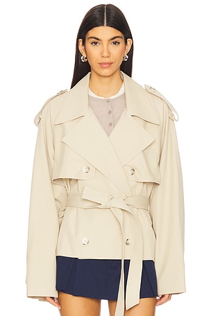 Eleanor Cropped Trench Coat Elodie