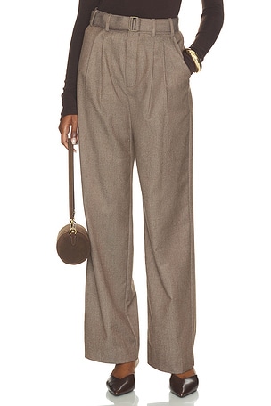Hollis Belted Pleated Pant Elodie the Label