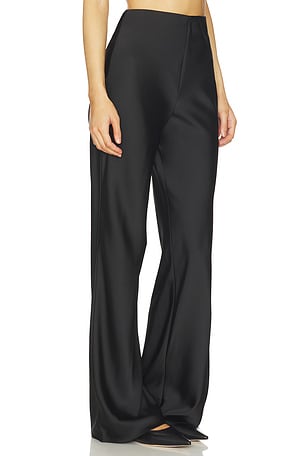 Elodie the Label Elodie Dayna Satin Pants in Black