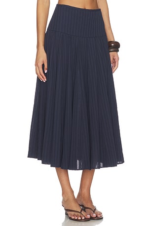 Elodie the Label Merritt Skirt in Navy
