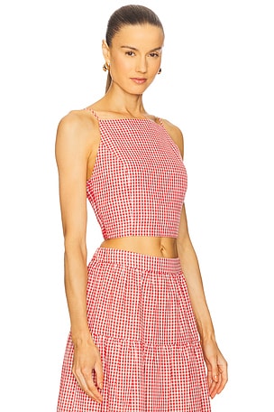 Elodie the Label Jamie Top in Red