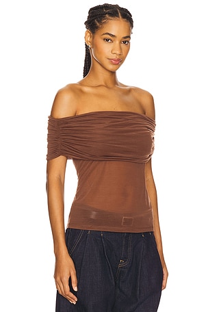 Elodie the Label Fred Top in Brown