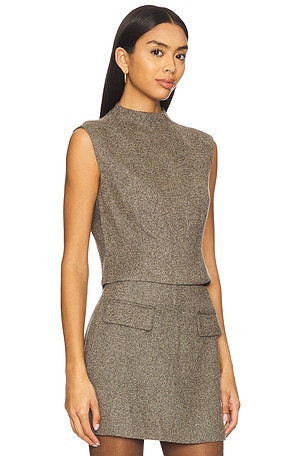 Elodie the Label Elodie Devon Top in Brown