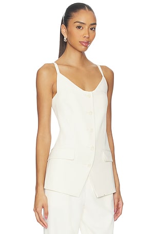 Elodie the Label Isolde Vest in Cream. Size L. Also
