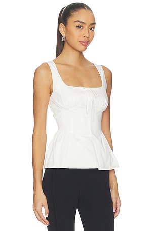 Elodie the Label Halen Top in White