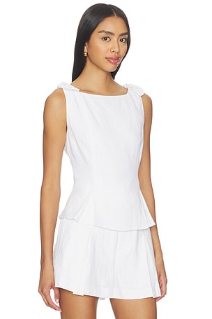 Elodie the Label Maisel Top in White