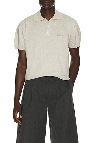 Edmmond Studios Brass Band Polo in Grey
