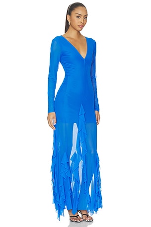 Especia Galene Long Dress in Blue