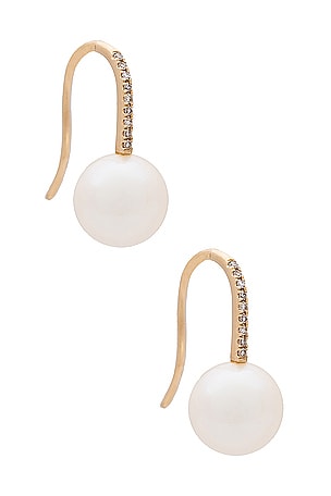 Pearl Ball Drop Earrings EF COLLECTION