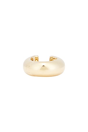EF COLLECTION Jumbo Sasha Ear Cuff in Metallic Gold