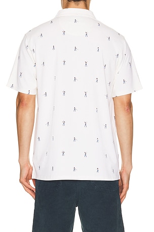 Eastside Golf Snap Placket Polo in White