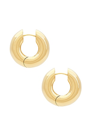 Eliou Devon Earrings in Metallic Gold