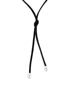 Eliou Tatum Wrap Necklace in Metallic Silver