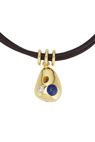 Eliou Noemia Necklace in Metallic Gold