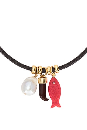Eliou Pesca Necklace in Red
