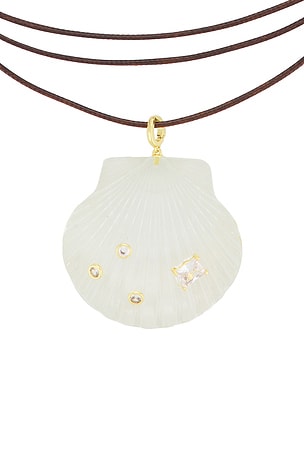 Eliou Vieira Wrap Necklace in Metallic Gold