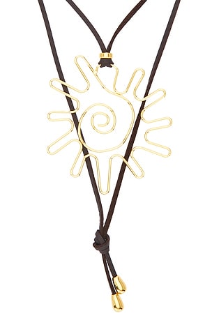 Eliou Sun Wrap Necklace in Brown