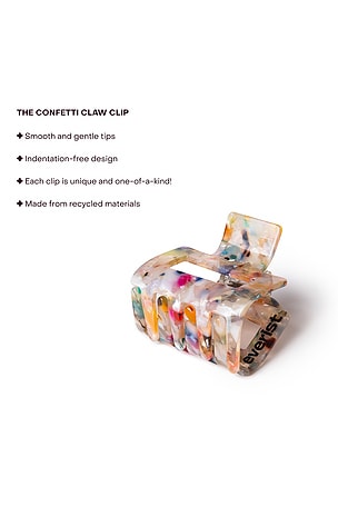 Everist The Confetti Claw Clip Small in Beauty: NA