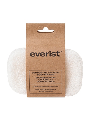 The Compostable Konjac Body Sponge Everist