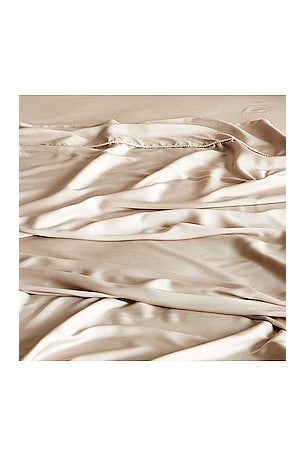 Ettitude Cal King Signature Sateen Sheet Set in Ivory