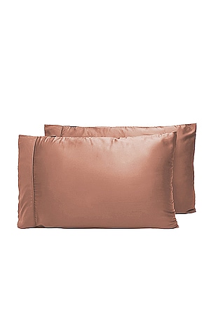 Standard Sateen Solid Pillowcase Set Ettitude