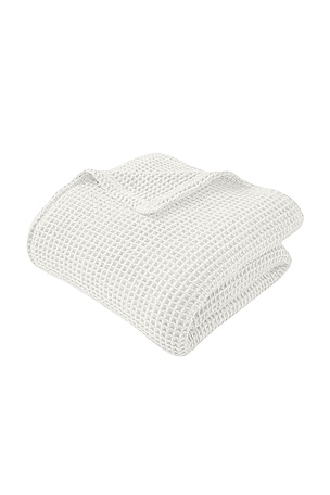 Blissful Cleanbamboo Waffle Throw Blanket Ettitude