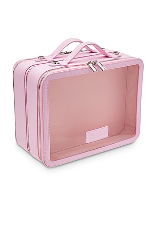 ETOILE COLLECTIVE Large Twin Cosmetic Case in Pink