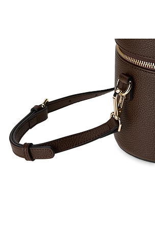 ETOILE COLLECTIVE Oval Toiletry Case in Espresso