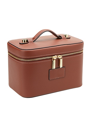ETOILE COLLECTIVE Mini Vanity Case in Ginger Brown