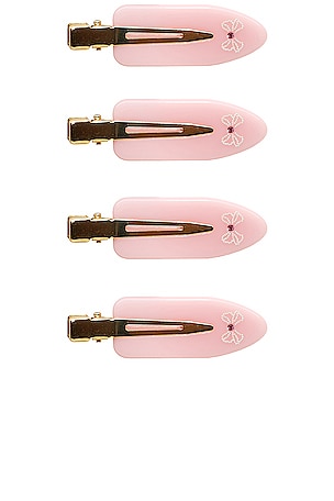 Emi Jay Popstar Clip Set Of 4 in Ballet | REVOLVE