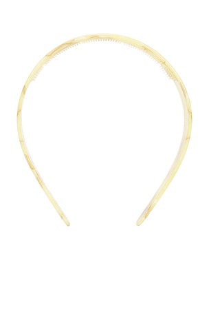 Emi Jay Wide Starlet Headband in Yellow