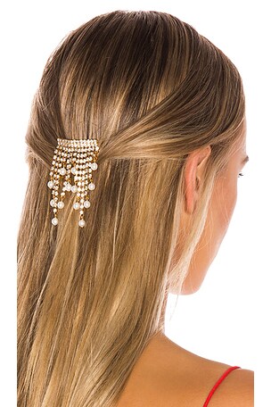 Elizabeth Cole Carlisle Comb in Gold | REVOLVE display picture 3