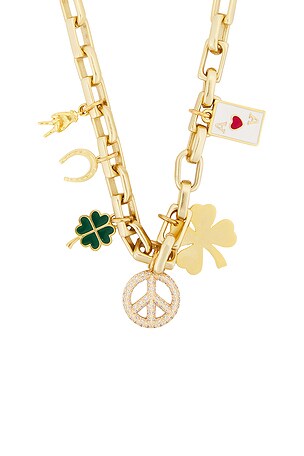 Elizabeth Cole Lucky You Necklace