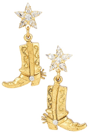 These Boots Were Made For Walking Drop Earrings Elizabeth Cole
