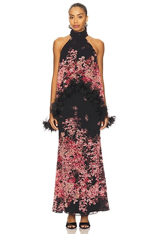Tulsia Cape Maxi Dress ELLIATT
