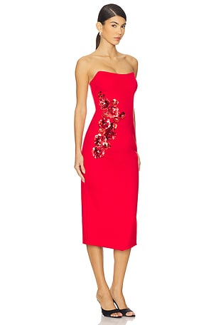 ELLIATT Yasmine Maxi Dress in Red