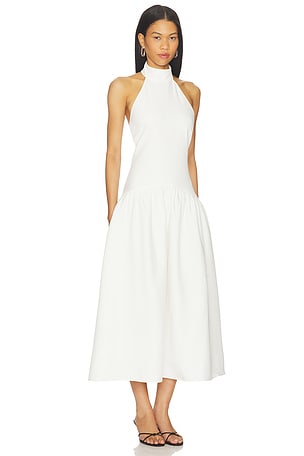ELLIATT Nolana Midi Dress in White. Size XS. Also