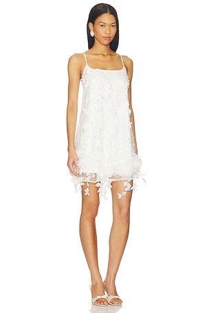 ELLIATT Rina Shift Mini Dress in White