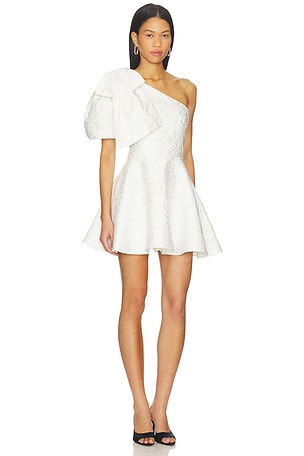 ELLIATT Saffron Asym Mini Dress in White
