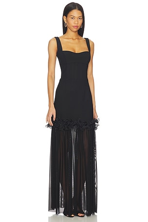 ELLIATT Sia Gown in Black