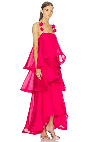 ELLIATT Thalia Gown in Fuchsia. Size XS. Also