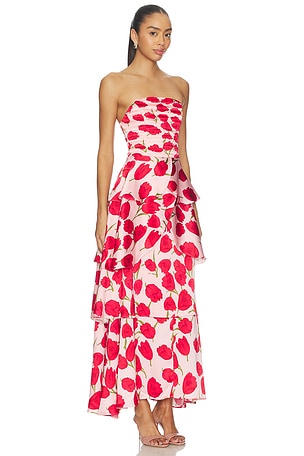 ELLIATT Melia Gown in Pink. Size XS. Also