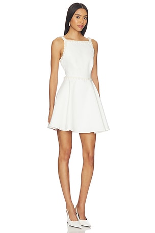 ELLIATT Stella A Line Mini Dress in White