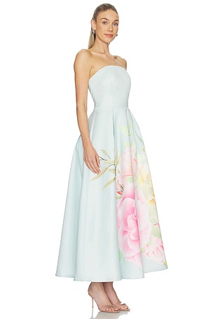 ELLIATT Harper Strapless Gown in Baby Blue
