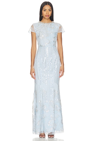 Anabelle Cap Sleeve Gown ELLIATT