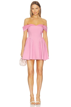 Amelina Off The Shoulder Mini Dress ELLIATT