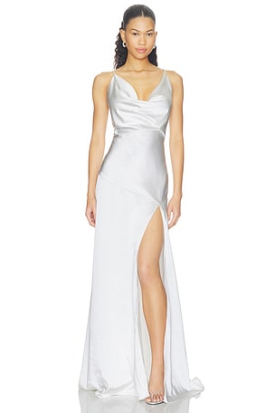Erielle Cowl Neck Gown ELLIATT