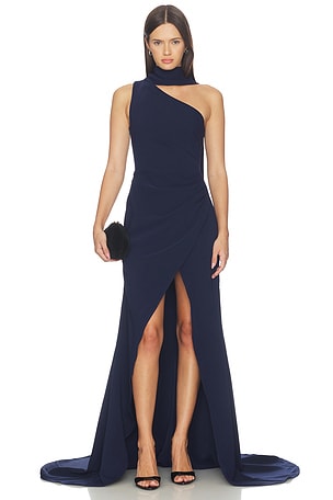 Leonara One Shoulder Gown in ELLIATT