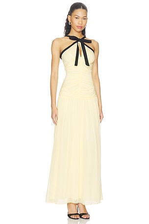 ELLIATT x REVOLVE Freya Maxi Dress in Yellow. Size L. Also