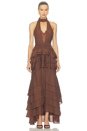 Rosera Halter Gown ELLIATT